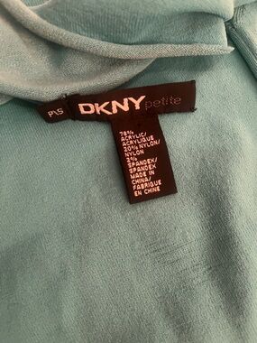 DKNY Petite Seafoam Knit Top